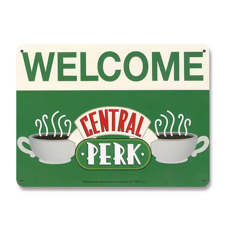 Friends Tin Sign Central Perk Welcome 15 x 21 cm termékfotó