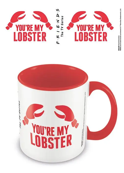 Friends Coloured Inner Mug You're my Lobster product photo