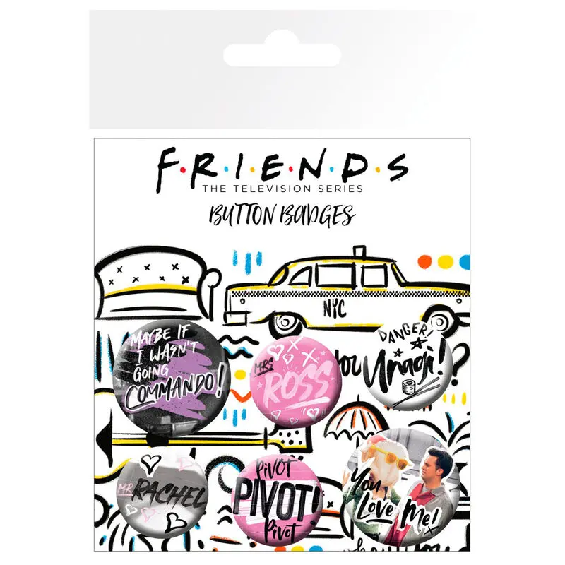 Friends Doodle Badge Pack product photo