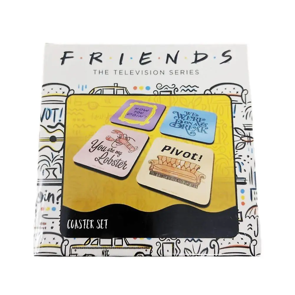 Friends Coaster 4-Pack Quotes termékfotó