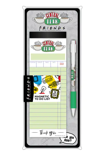 Friends Magnetic To Do List with Pen product photo