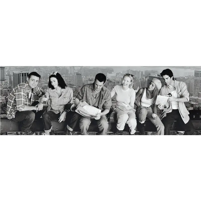 Friends Panorama Jigsaw Puzzle Skyscraper Lunch (1000 pieces) product photo