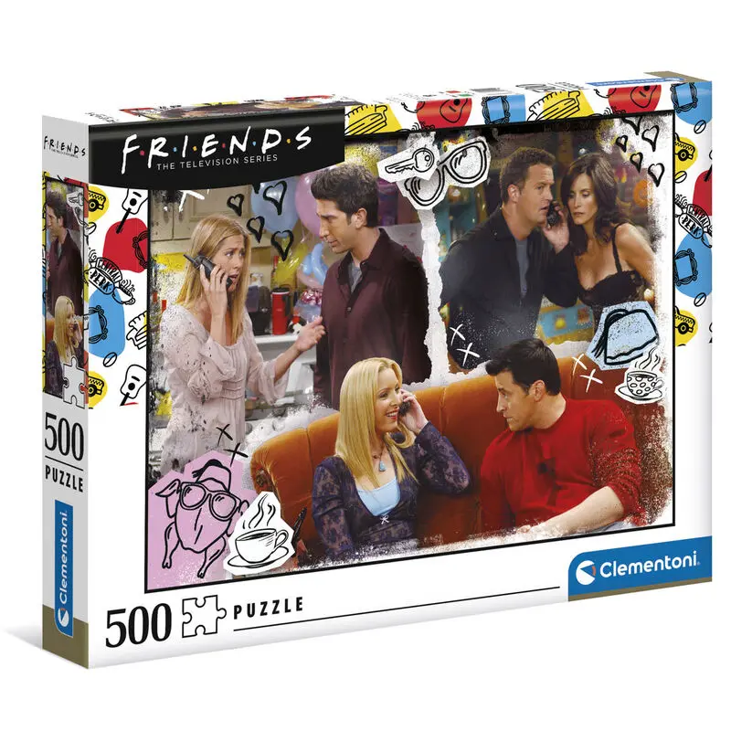 Friends Jigsaw Puzzle On The Phone (500 pieces) product photo
