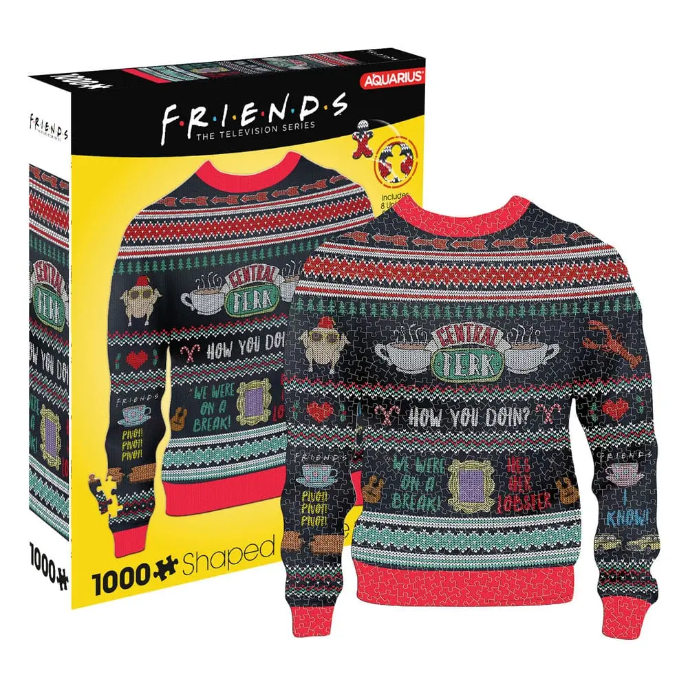 Friends Jigsaw Puzzle Ugly Christmas Sweater (1000 pieces) product photo