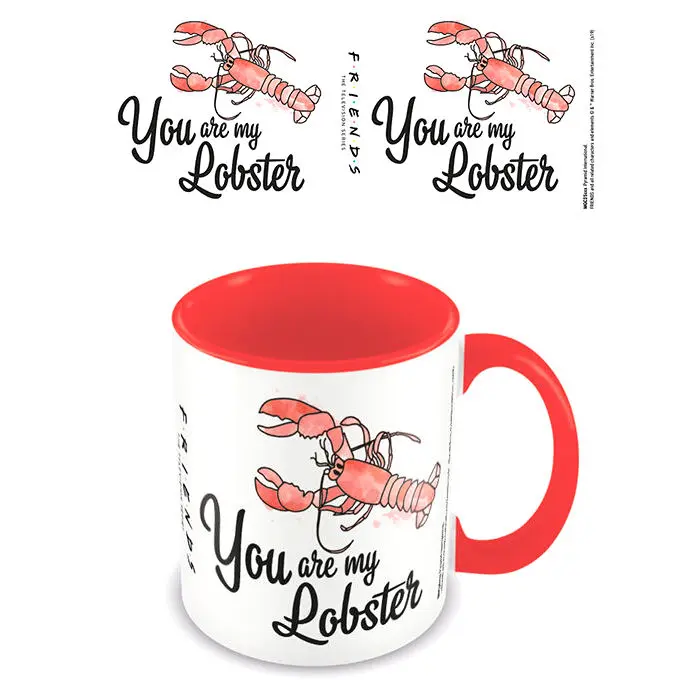 Friends Coloured Inner Mug You are my Lobster termékfotó