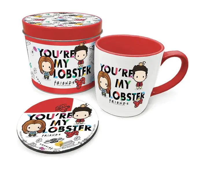 Friends Mug with Coaster You're my Lobster - Chibi product photo
