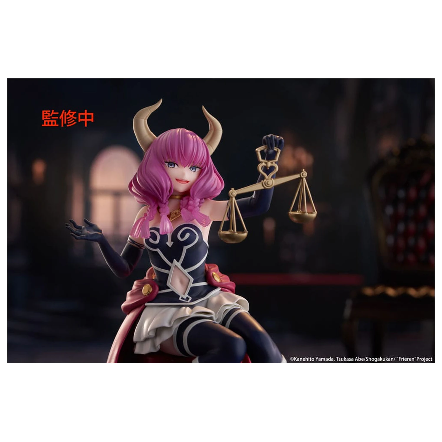 Frieren: Beyond Journey's End PVC Statue Desktop Cute Figure Aura the guillotine 13 cm       product photo