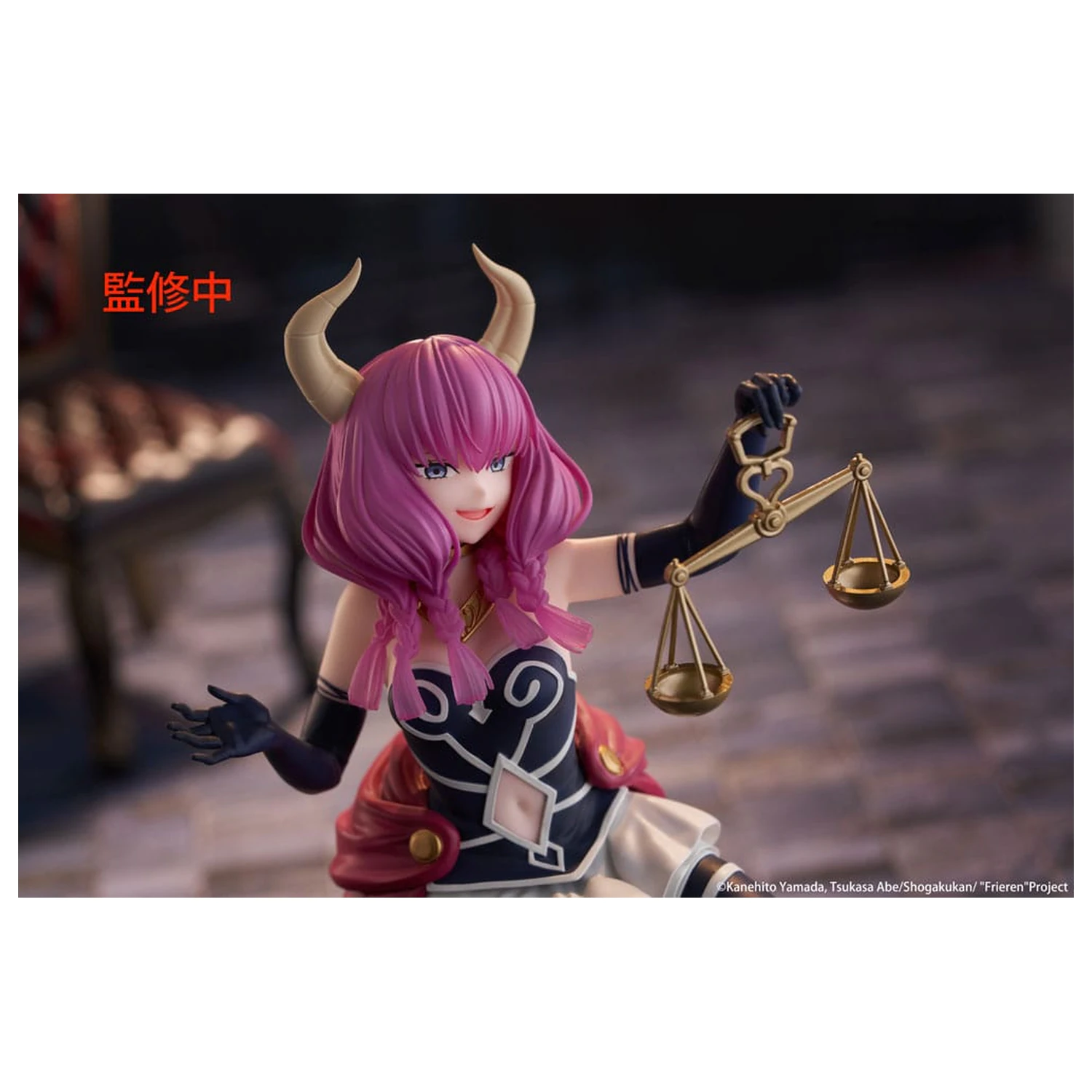 Frieren: Beyond Journey's End PVC Statue Desktop Cute Figure Aura the guillotine 13 cm       product photo