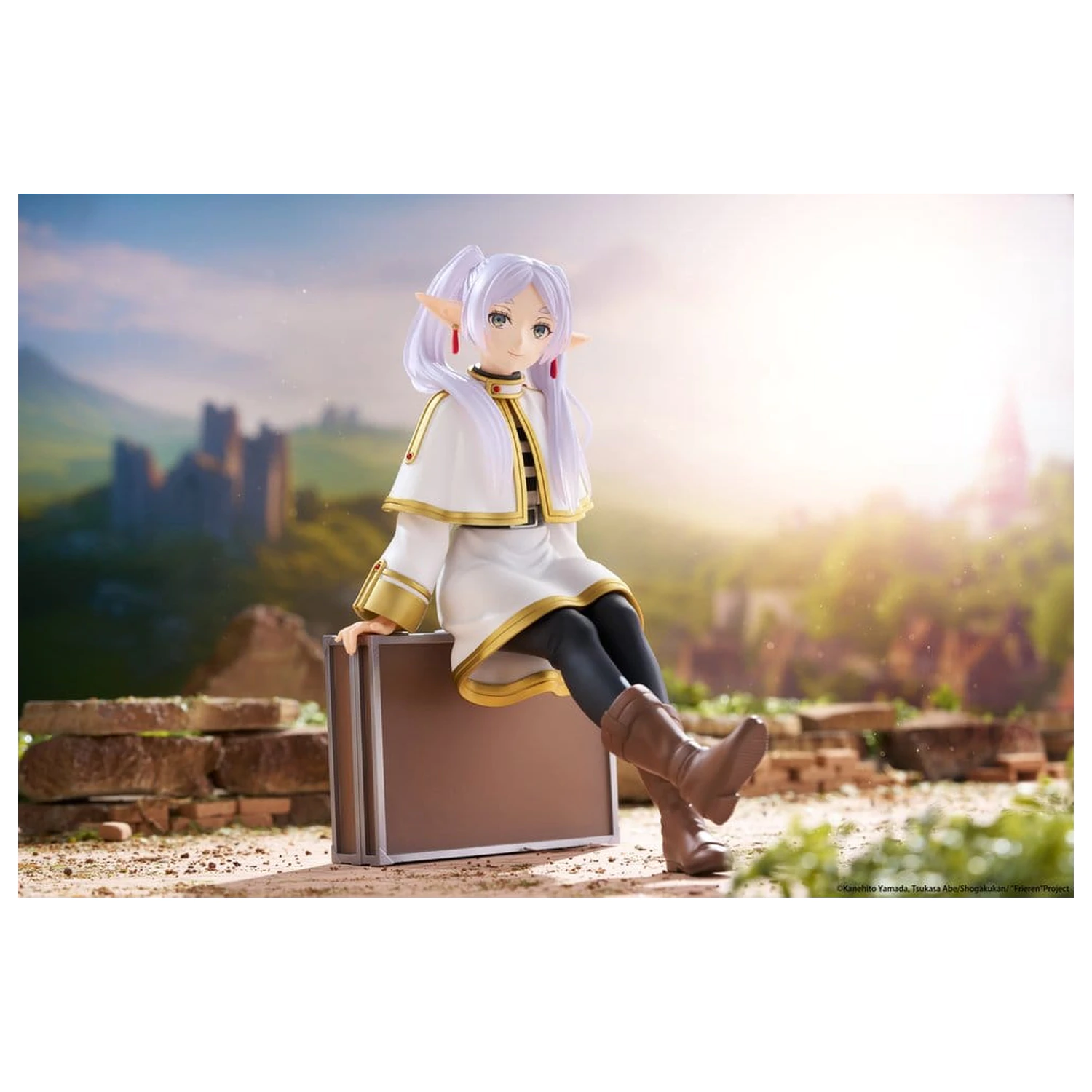Frieren: Beyond Journey's End PVC Figure Desktop Cute Frieren (Trunk Case Ver.) Reissue 13 cm product photo