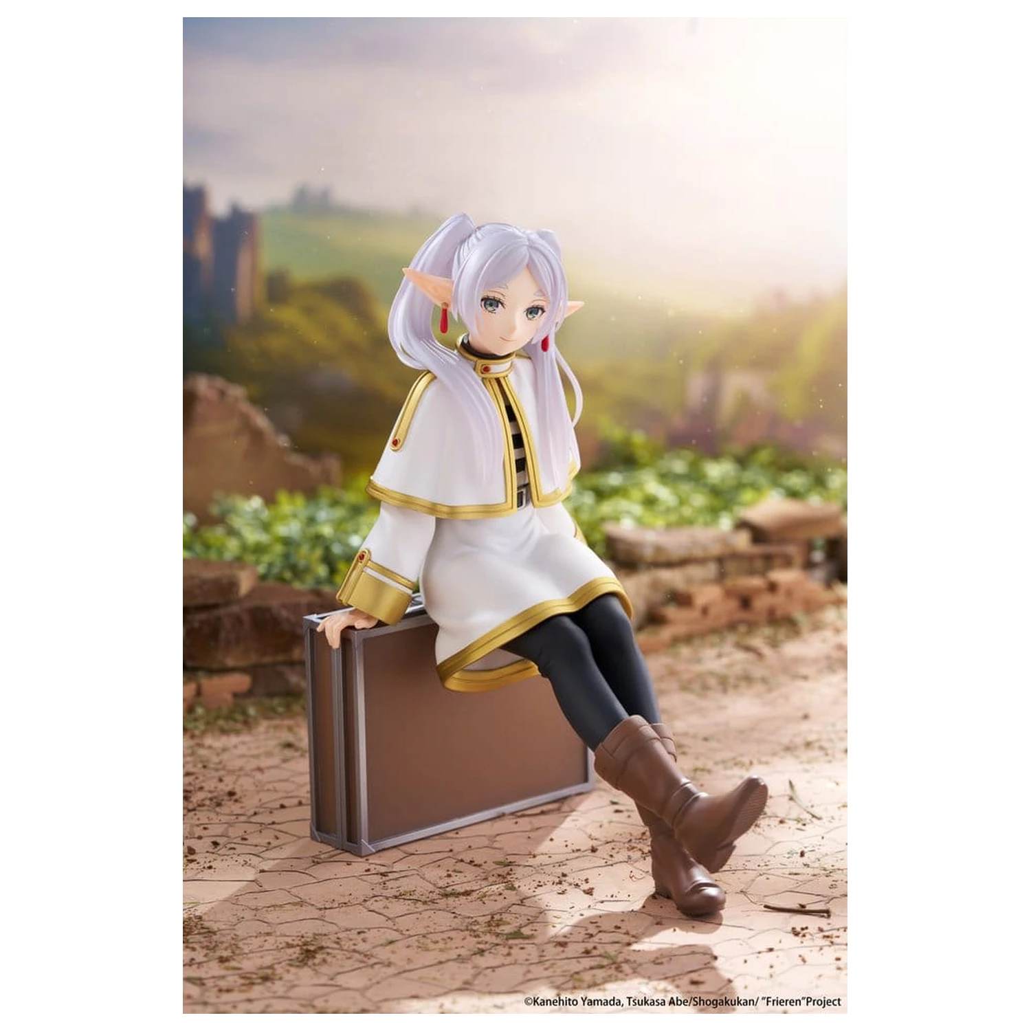 Frieren: Beyond Journey's End PVC Figure Desktop Cute Frieren (Trunk Case Ver.) Reissue 13 cm product photo