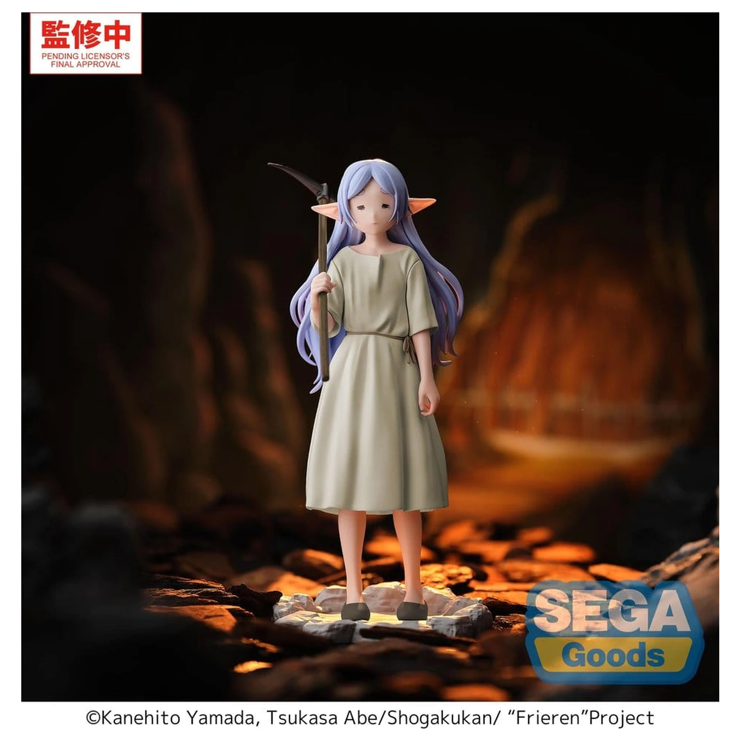 Frieren: Beyond Journey´s End High Premium PVC Figure Frieren - I Am Forced to Slave Away in the Mines for Three Centuries 18 cm product photo