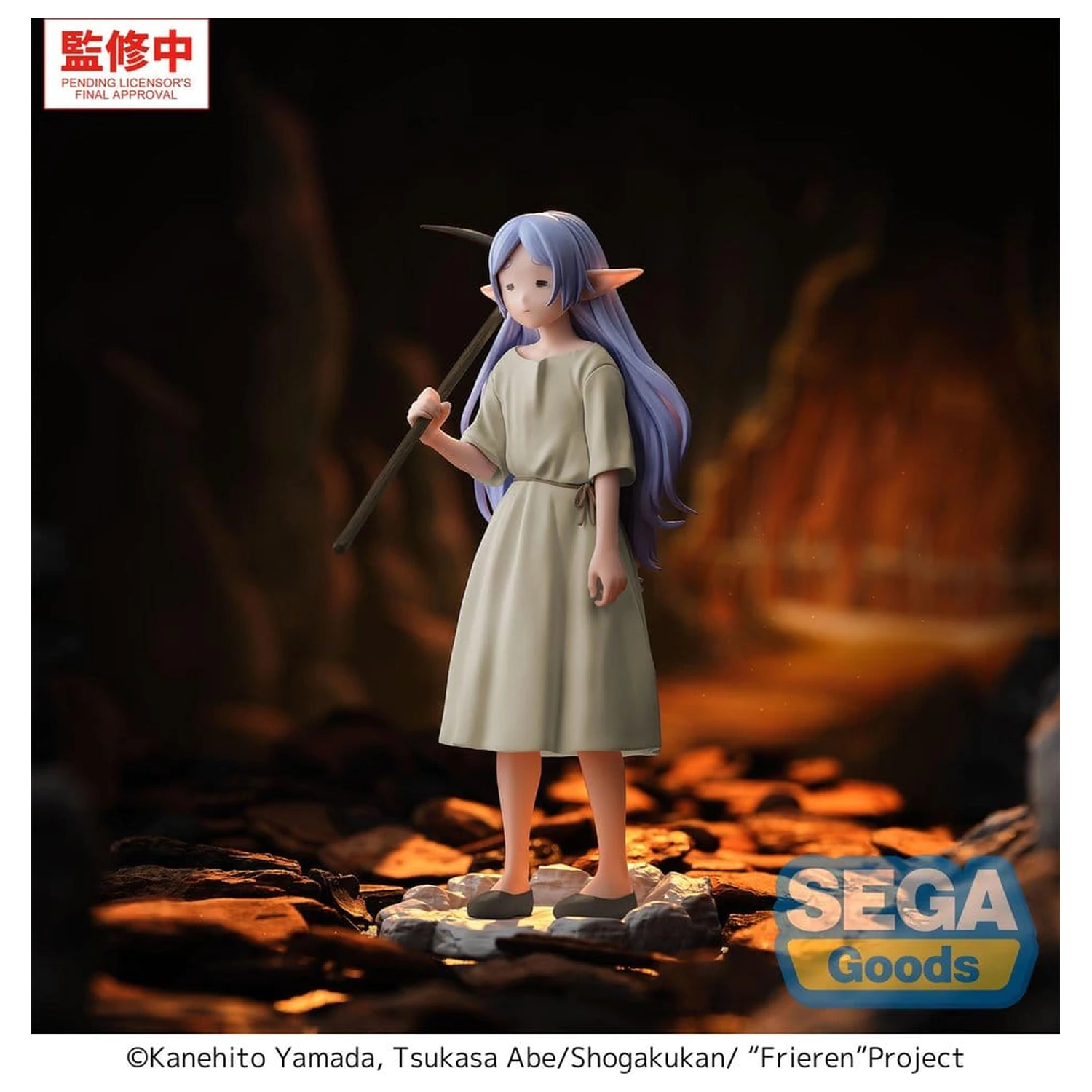 Frieren: Beyond Journey´s End High Premium PVC Figure Frieren - I Am Forced to Slave Away in the Mines for Three Centuries 18 cm product photo