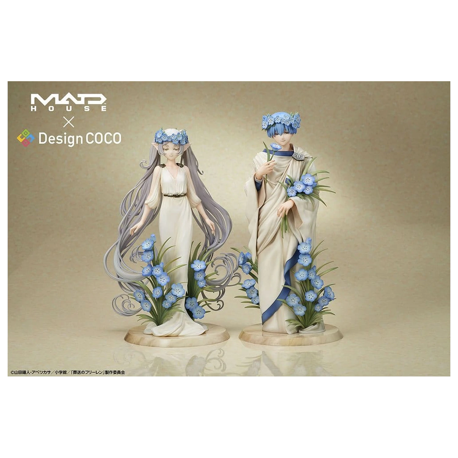 Frieren: Beyond Journey's End PVC Figures 2-Pack Frieren & Himmel Art Nouveau Style product photo