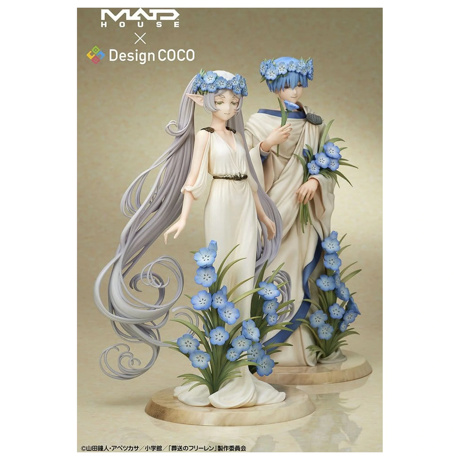 Frieren: Beyond Journey's End PVC Figures 2-Pack Frieren & Himmel Art Nouveau Style product photo