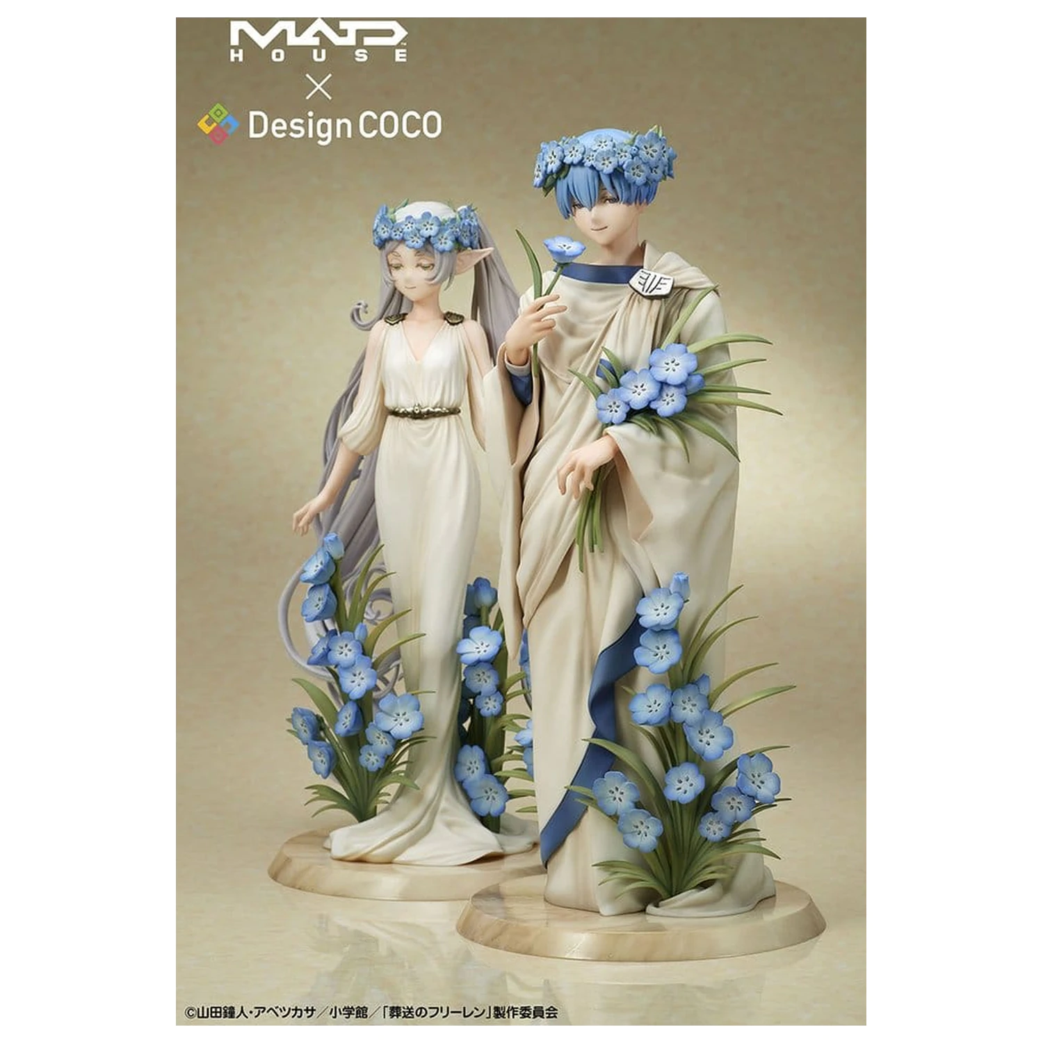 Frieren: Beyond Journey's End PVC Figures 2-Pack Frieren & Himmel Art Nouveau Style product photo