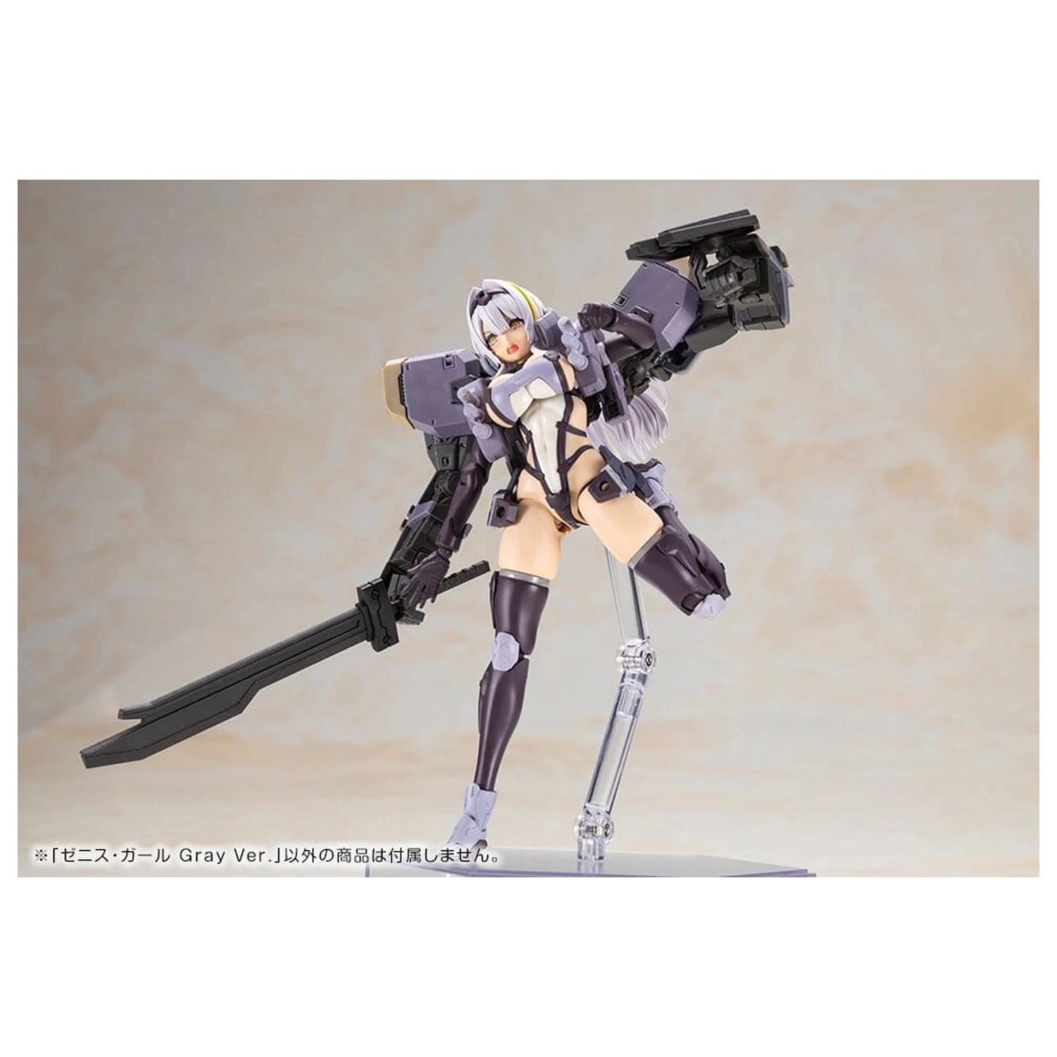 Front Mission Plastic Model Non Zenith Girl Gray Ver. 16 cm product photo