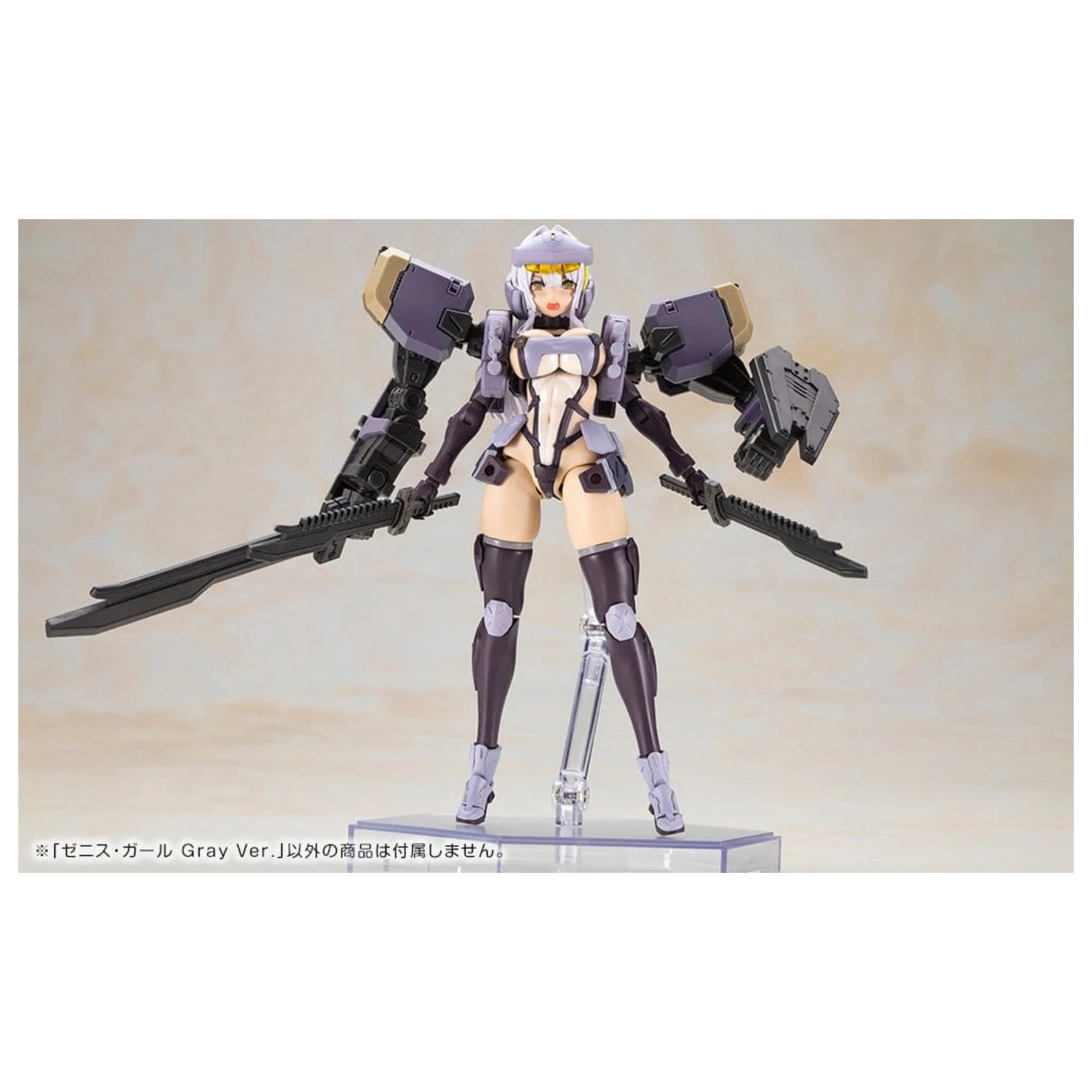 Front Mission Plastic Model Non Zenith Girl Gray Ver. 16 cm product photo
