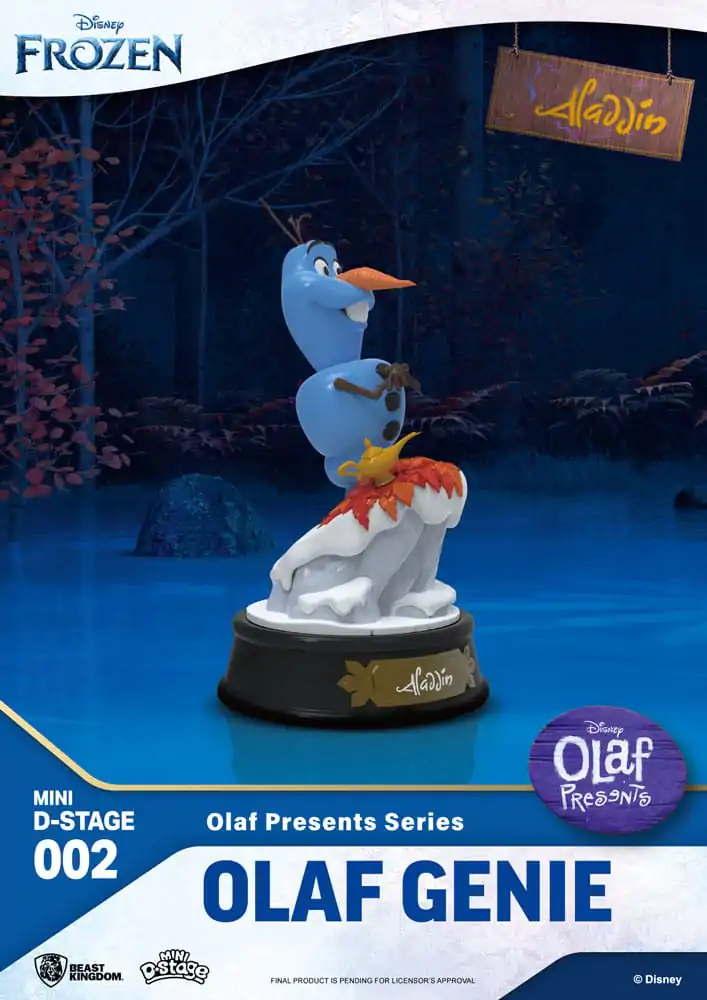 Frozen Mini Diorama Stage PVC Statue Olaf Presents Olaf Genie 12 cm product photo