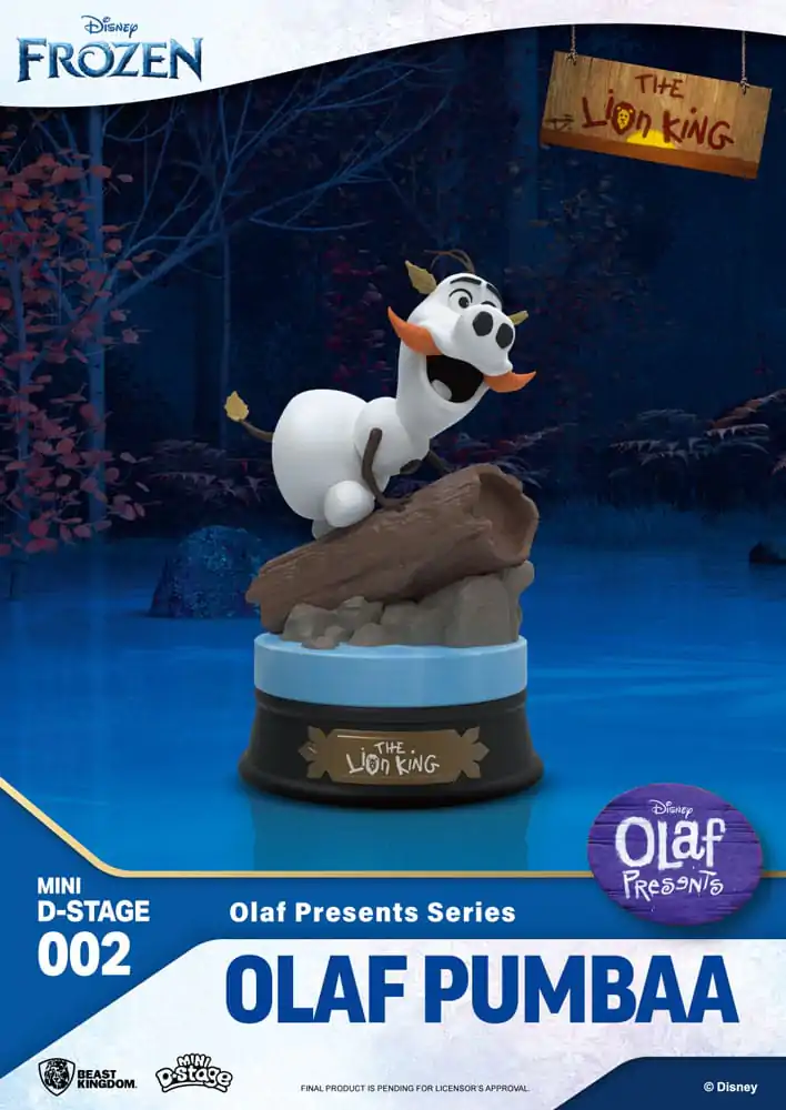 Frozen Mini Diorama Stage PVC Statue Olaf Presents Olaf Pumba 12 cm termékfotó