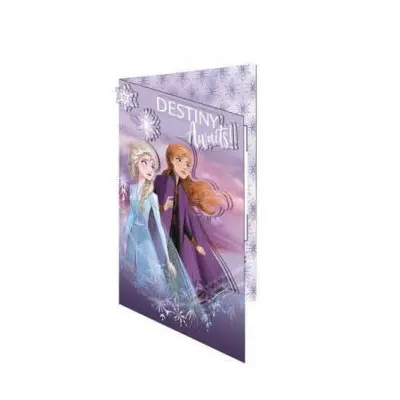 Frozen 3D greeting card and envelope product photo