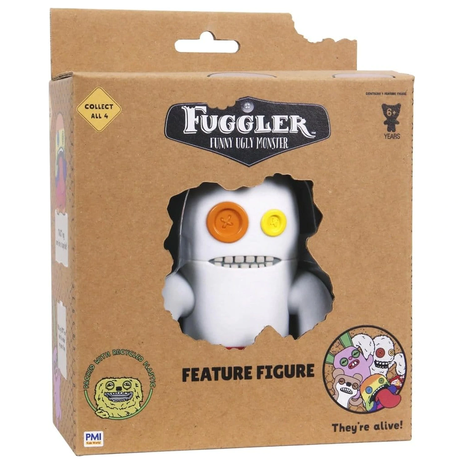 Fuggler: Feature Figures Figure Window Box Sasquoosh White product photo