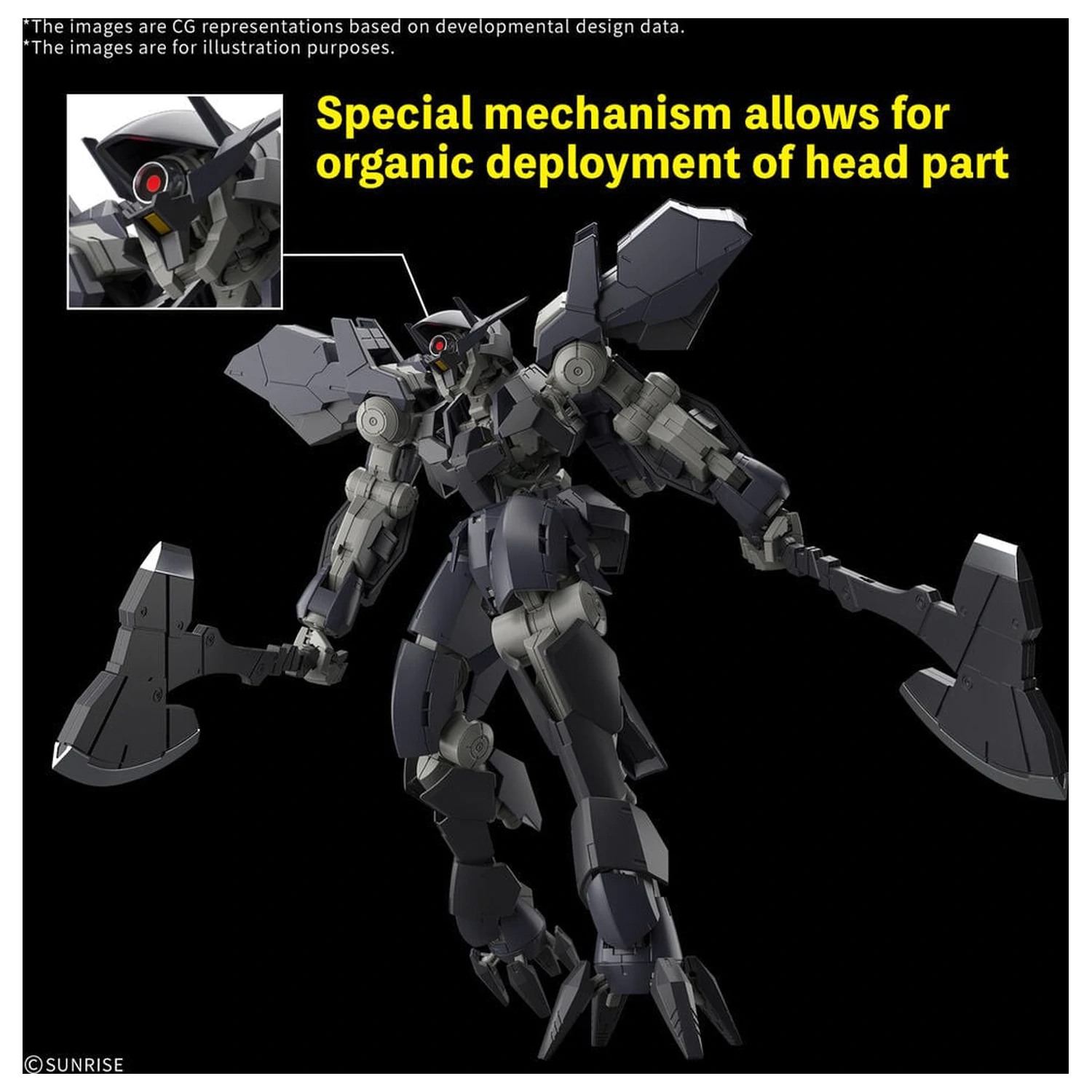 Full Mechanics 1/100 Graze Ein Mobile Suit Gundam Iron-Blooded Orphans Model Kit product photo