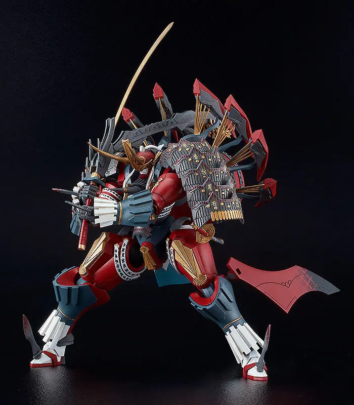 Full Metal Daemon Muramasa Moderoid Plastic Model Kit Third-generation Seishuusengou Uemon-no-jou Muramasa 16 cm product photo