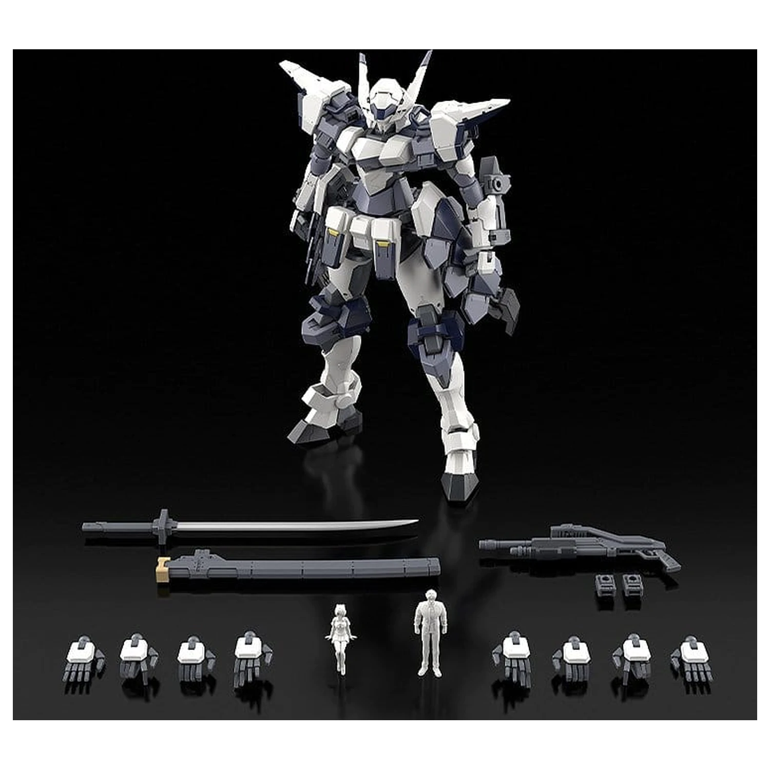 Full Metal Panic! Plastic Model Kit 1/48 Azure Raven with Type 10 Modified Monomolecular Blade Plated Ver. & Special Display Base 18 cm      product photo