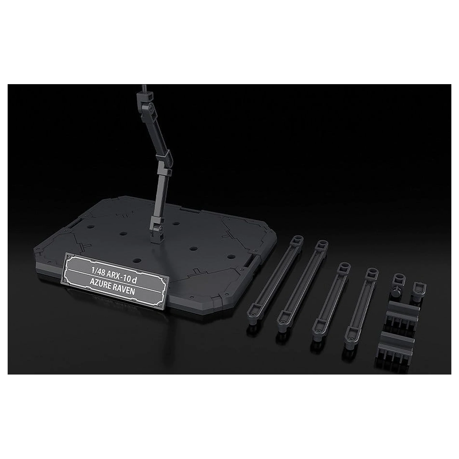 Full Metal Panic! Plastic Model Kit 1/48 Azure Raven with Type 10 Modified Monomolecular Blade Plated Ver. & Special Display Base 18 cm      product photo