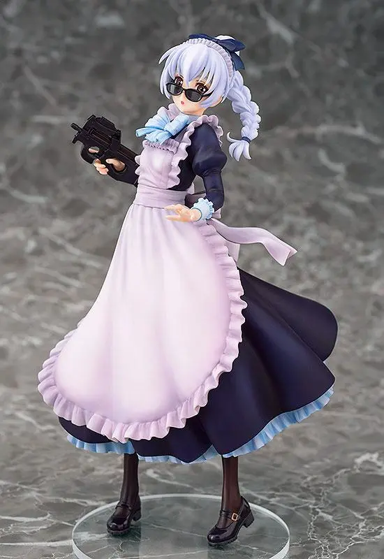 Full Metal Panic! Invisible Victory PVC Statue 1/7 Teletha Testarossa Maid Ver. 24 cm product photo