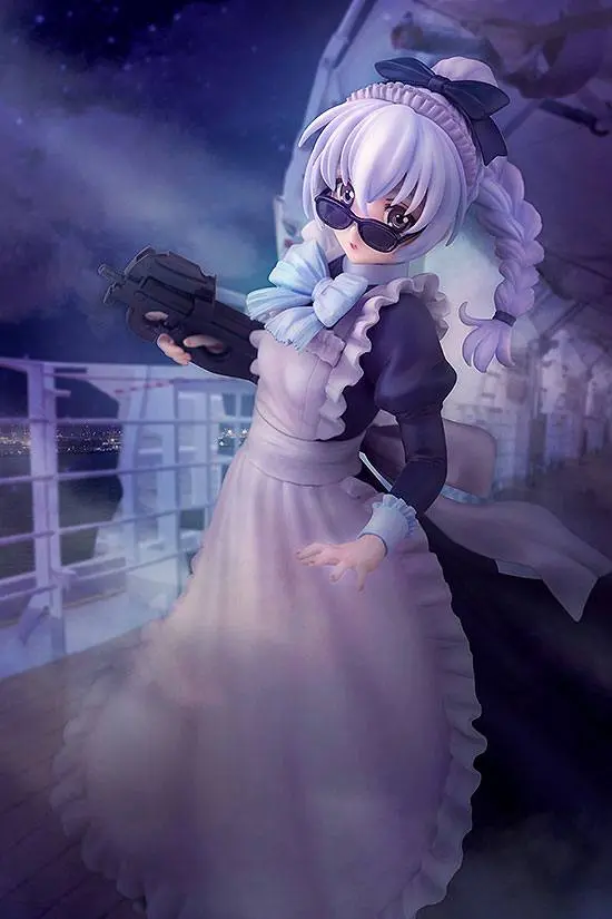Full Metal Panic! Invisible Victory PVC Statue 1/7 Teletha Testarossa Maid Ver. 24 cm product photo