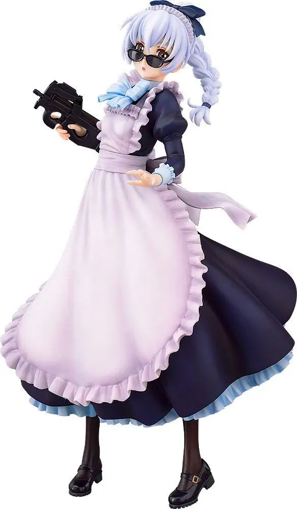 Full Metal Panic! Invisible Victory PVC Statue 1/7 Teletha Testarossa Maid Ver. 24 cm product photo