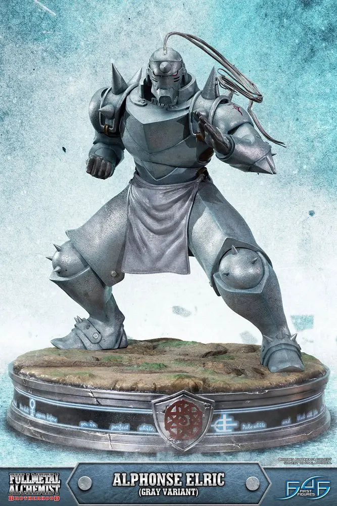 Fullmetal Alchemist Brotherhood Statue Alphonse Elric Gray Variant 55 cm product photo