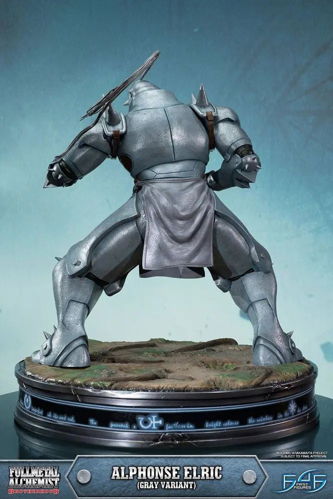 Fullmetal Alchemist Brotherhood Statue Alphonse Elric Gray Variant 55 cm product photo