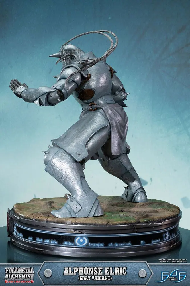 Fullmetal Alchemist Brotherhood Statue Alphonse Elric Gray Variant 55 cm product photo