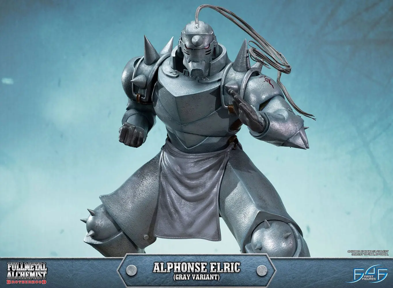Fullmetal Alchemist Brotherhood Statue Alphonse Elric Gray Variant 55 cm product photo