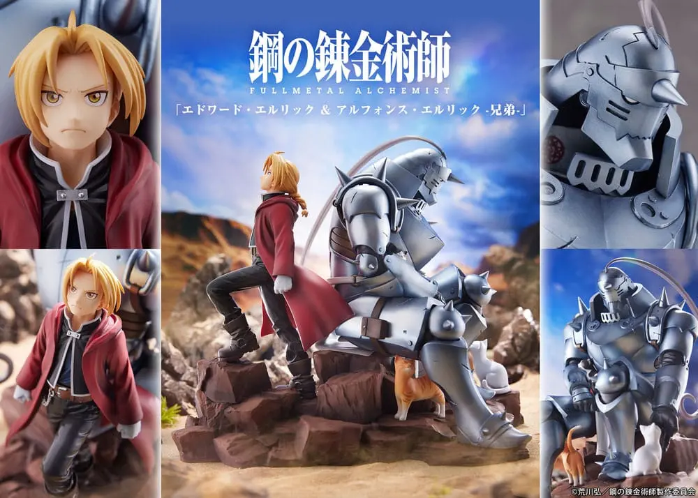 Fullmetal Alchemist: Brotherhood PVC Statue Edward Elric & Alphonse Elric Brothers 24 cm termékfotó