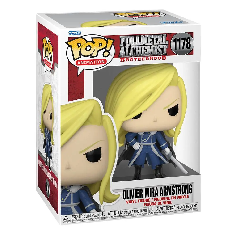 Fullmetal Alchemist Brotherhood POP! Animation Vinyl Figure Olivier Armstrong with Sword 9 cm termékfotó