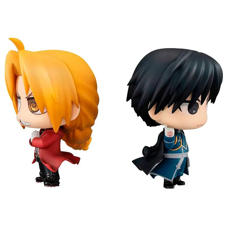 Fullmetal Alchemist Chimimega Buddy Series Edward Elric & Roy Mustang pack 2 figures 7cm product photo