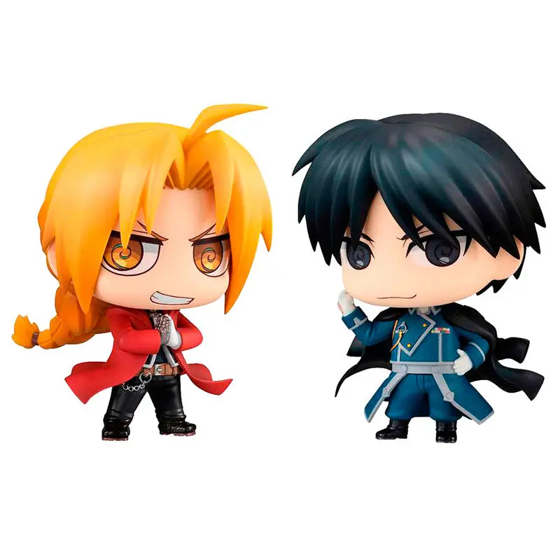 Fullmetal Alchemist Chimimega Buddy Series Edward Elric & Roy Mustang pack 2 figures 7cm product photo