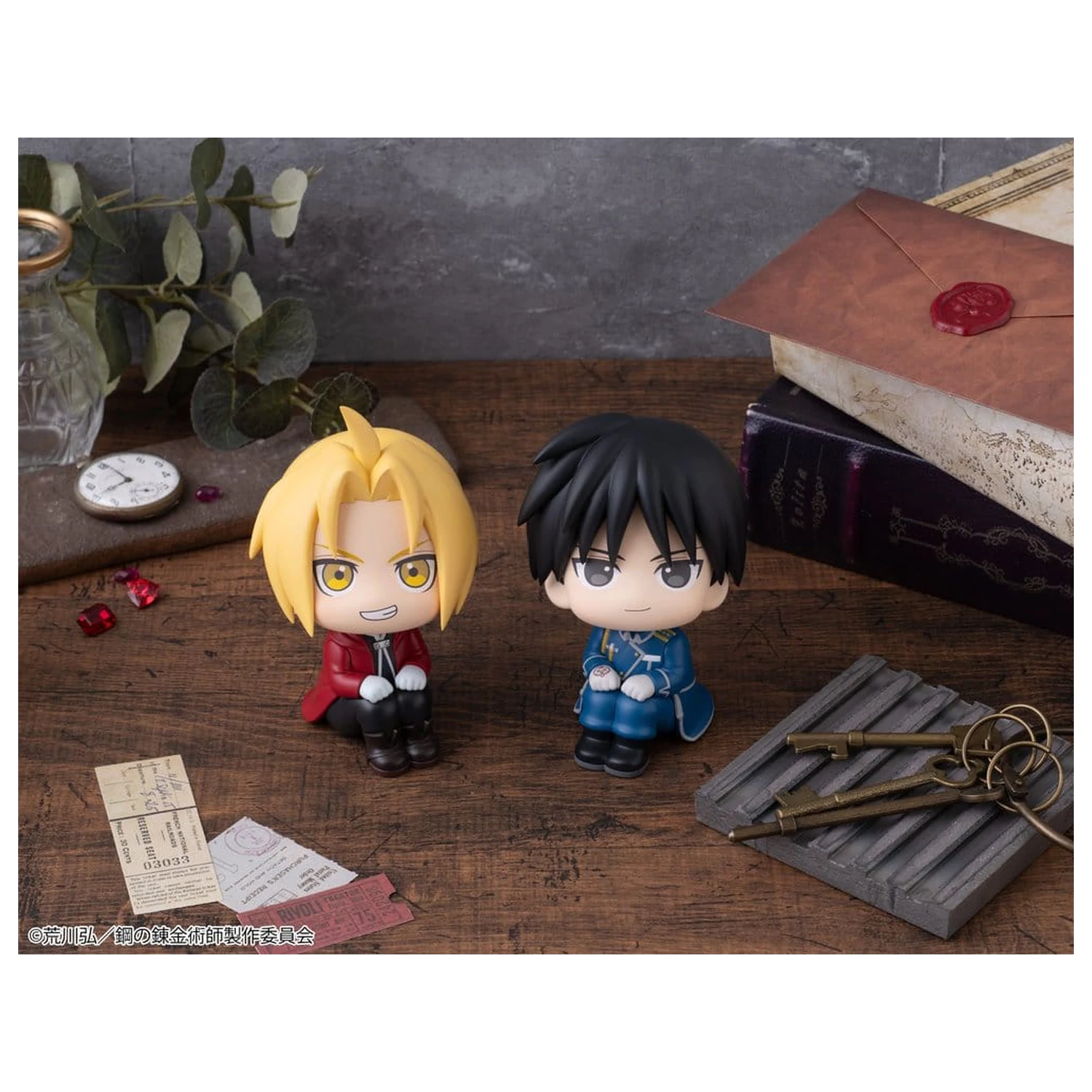 Fullmetal Alchemist Look Up PVC Figures 2-Pack Edward Elric & Roy Mustang 11 cm (with gift) product photo