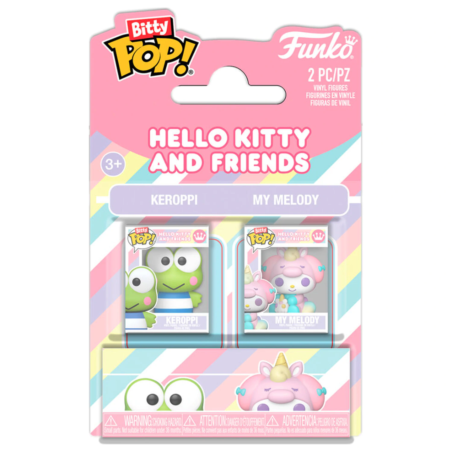 Funko Bitty POP pack 2 figures Hello Kitty and Friends Keroppi & My Melody product photo