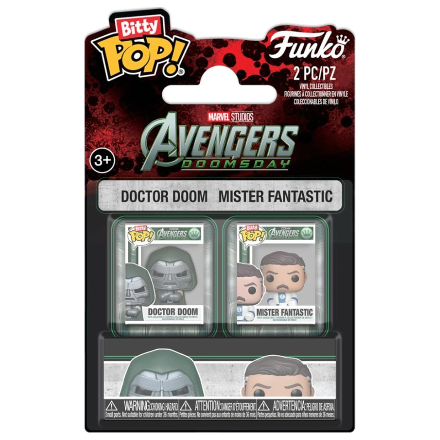Bitty Funko POP pack 2 figures Marvel Studios Avengers Doomsday product photo