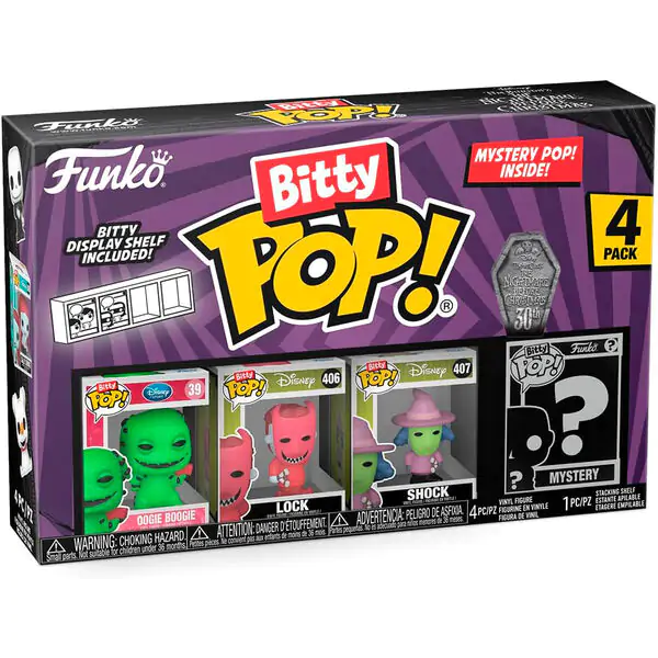 Bitty POP! Vinyl Figure 4-Pack Disney Nightmare Before Christmas Oogie Boogie termékfotó