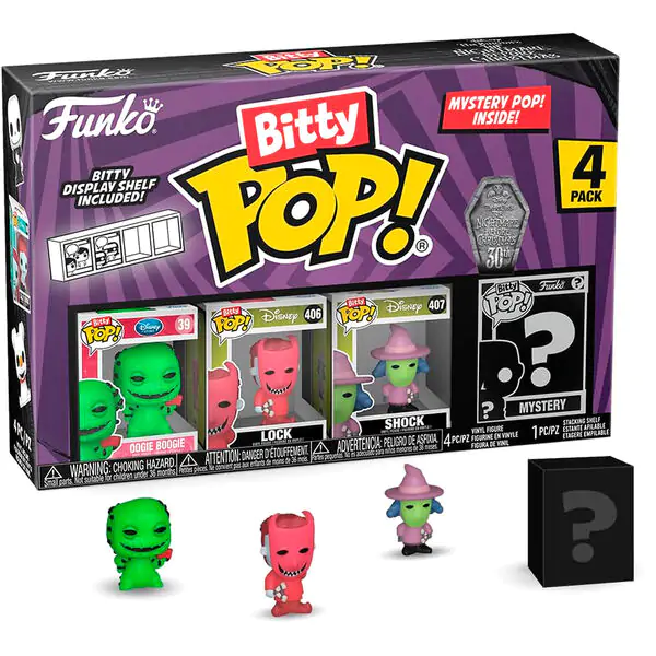 Bitty POP! Vinyl Figure 4-Pack Disney Nightmare Before Christmas Oogie Boogie termékfotó