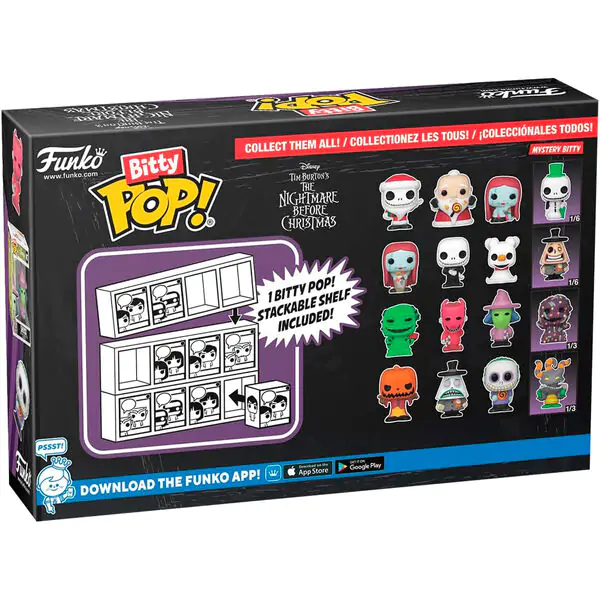 Bitty POP! Vinyl Figure 4-Pack Disney Nightmare Before Christmas Oogie Boogie termékfotó