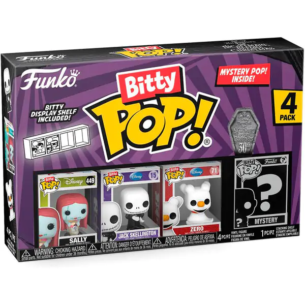 Bitty POP! Vinyl Figure 4-Pack Disney Nightmare Before Christmas Sally termékfotó