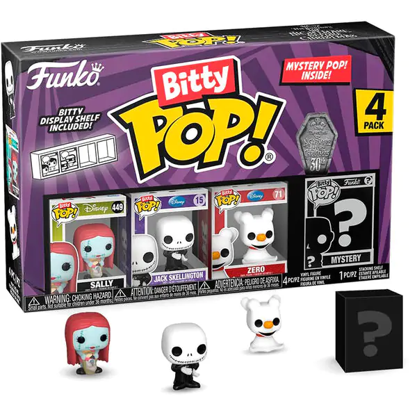 Bitty POP! Vinyl Figure 4-Pack Disney Nightmare Before Christmas Sally termékfotó