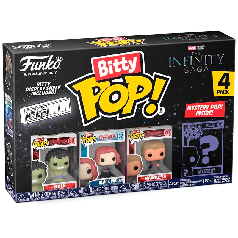 Blister 4 figures Bitty POP Marvel The Infinity Saga Hulk product photo