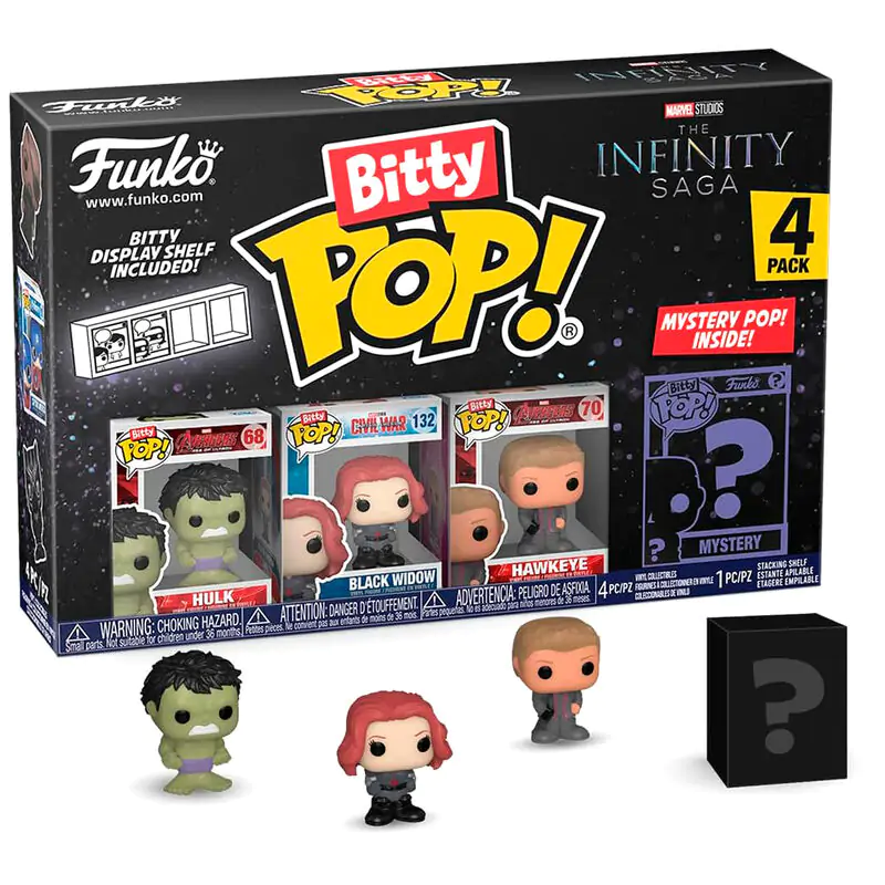 Blister 4 figures Bitty POP Marvel The Infinity Saga Hulk termékfotó